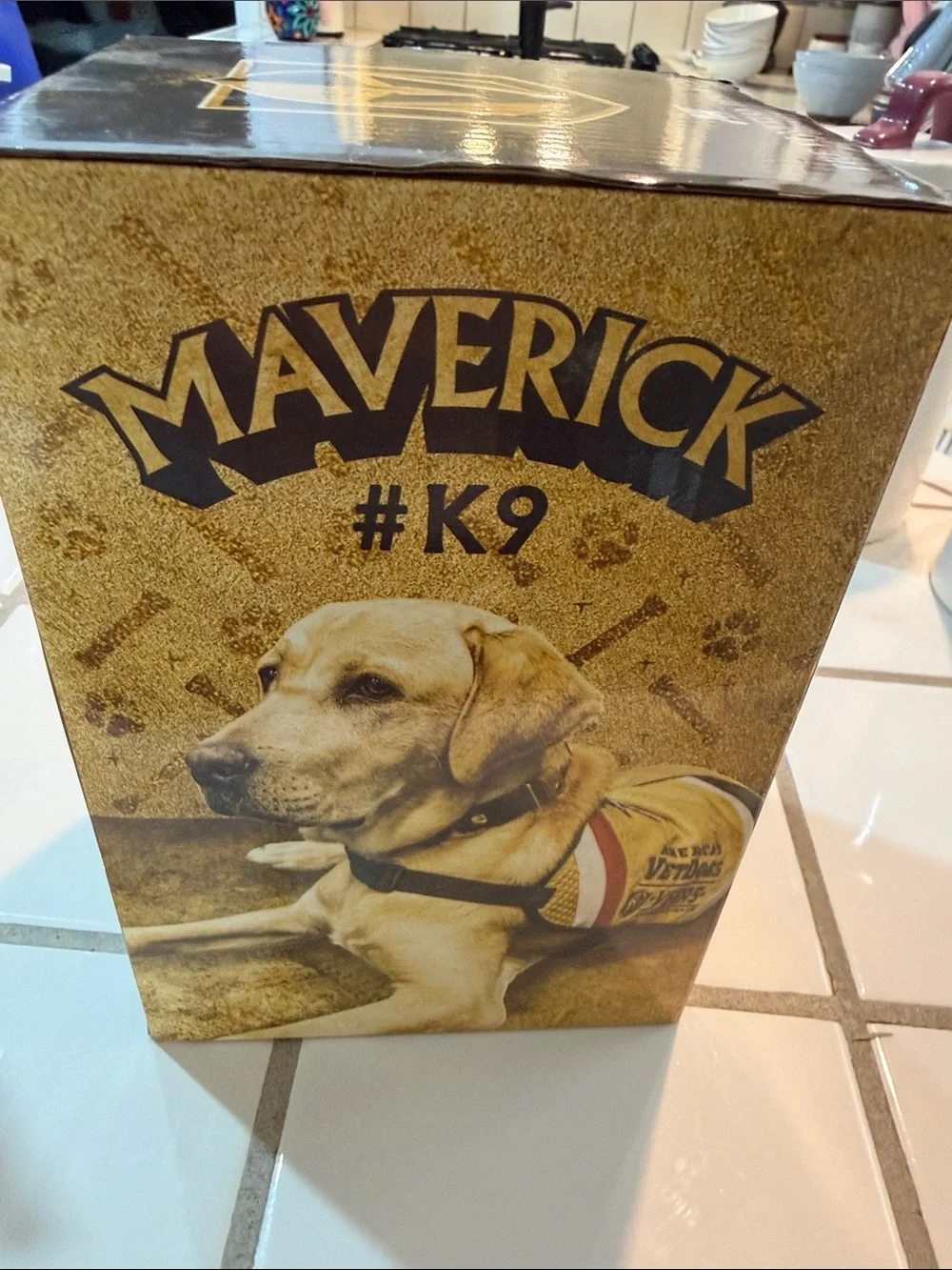 Vegas golden knights K9 Team Dog Figure - Brown
